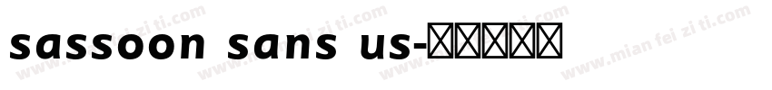 sassoon sans us字体转换
